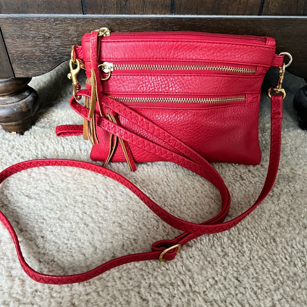 Red Crossbody Bag